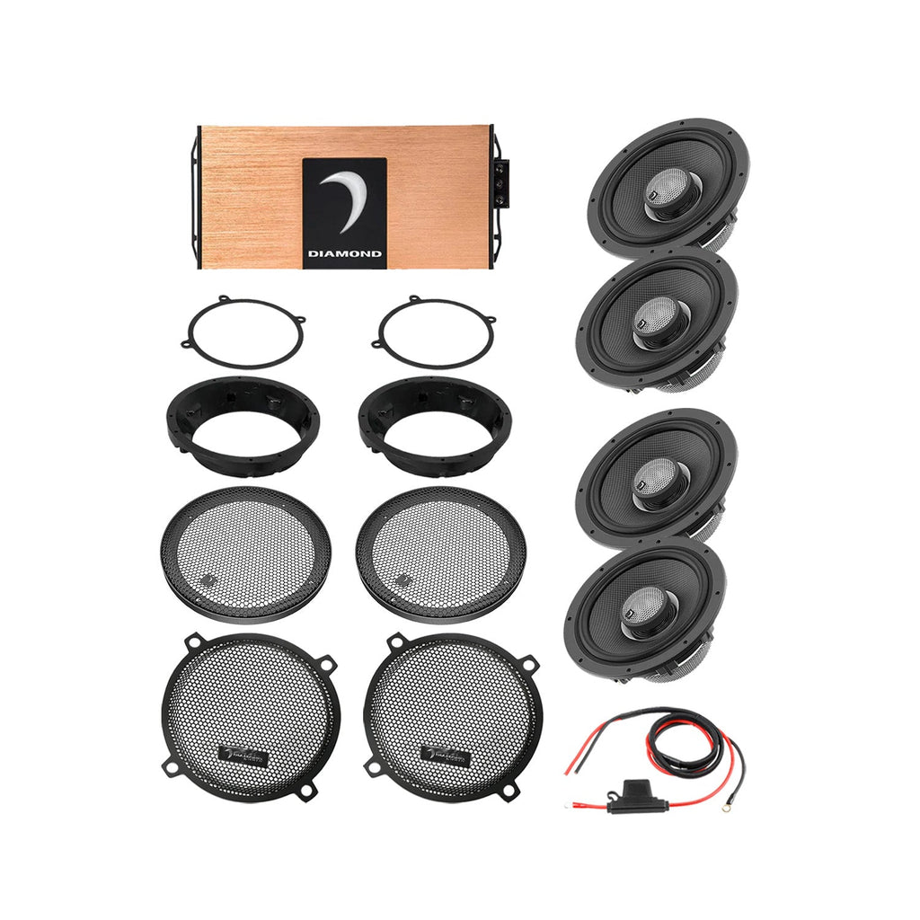 Diamond Audio DA9813SGTP1 98 - 13 Harley Davidson® Street Glide 4-Speaker System — image 1
