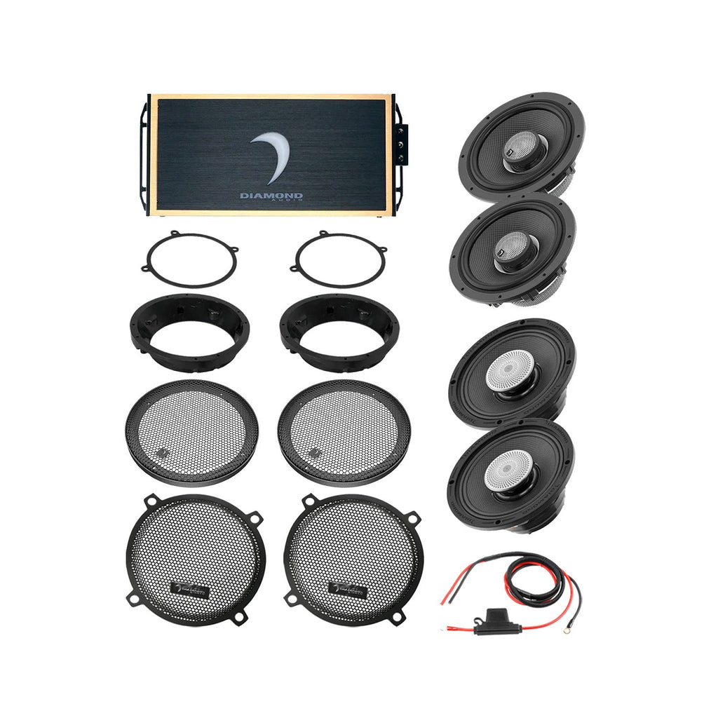 Diamond Audio DA9813SGTP3 98 - 13 Harley Davidson® Street Glide 4-Speaker System — image 1