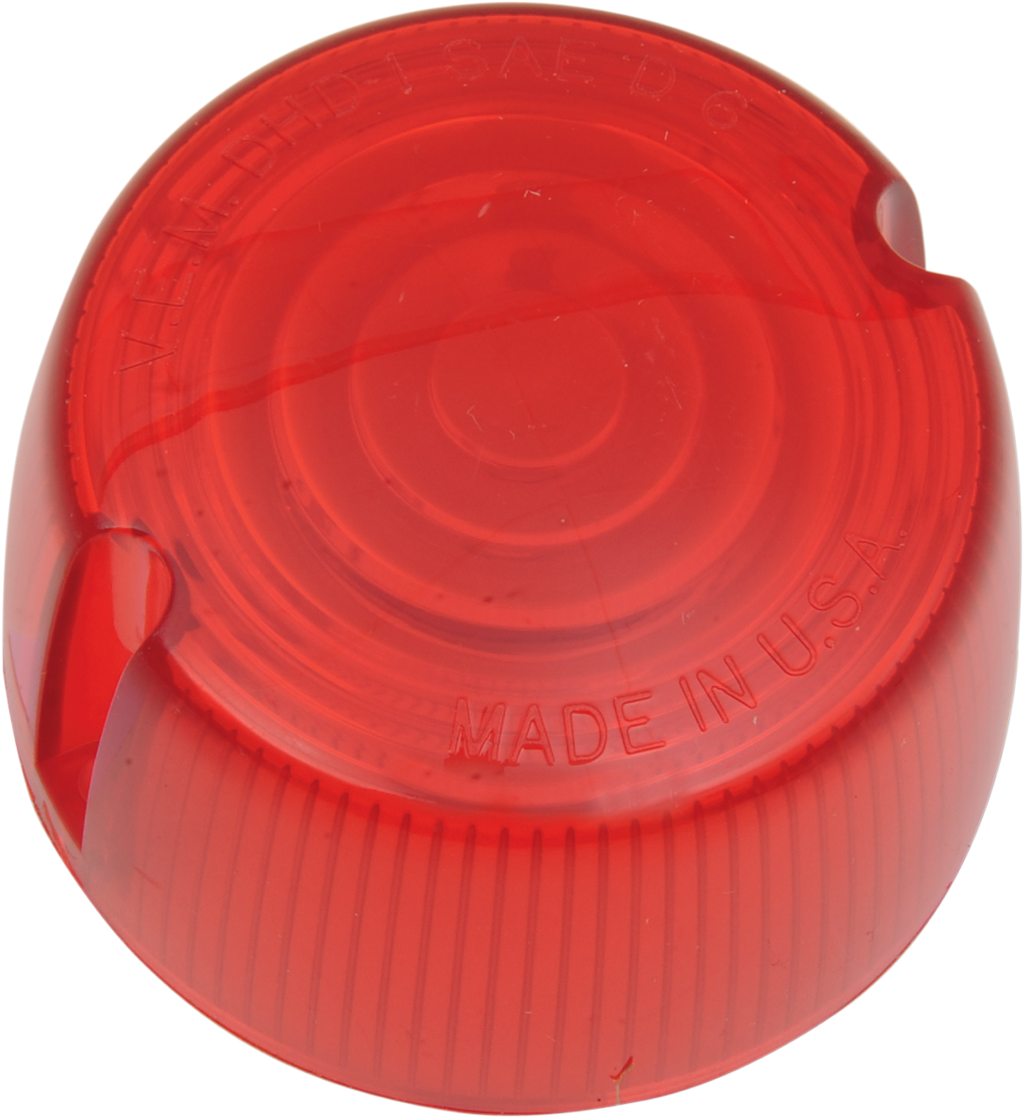 CHRIS PRODUCTS Turn Signal Lens - '73-'84 FX - Red DHD1R — image 1