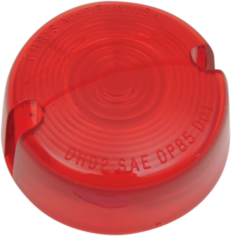 CHRIS PRODUCTS Rear Turn Signal Lens - Red - '86-'99 FX DHD2R — image 1