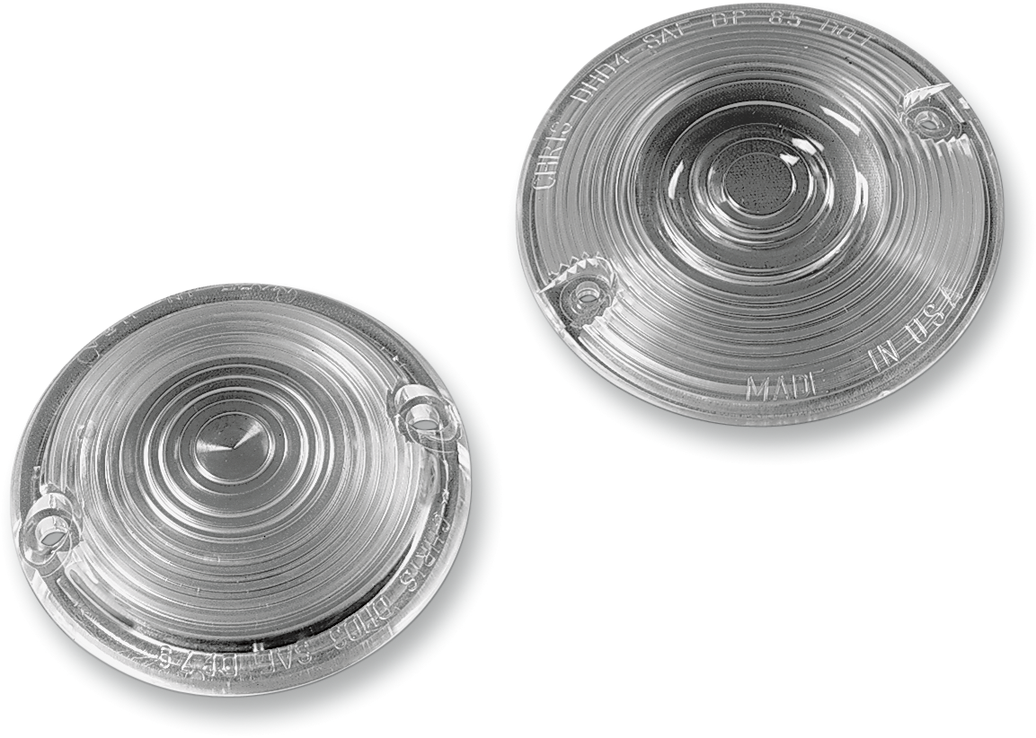 CHRIS PRODUCTS Turn Signal Lens - '63-'85 FL - Clear DHD3C — image 1