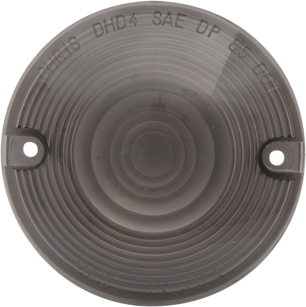 CHRIS PRODUCTS Turn Signal Lens - '99-'20 - Smoke - Harley Davidson DHD4S — image 1
