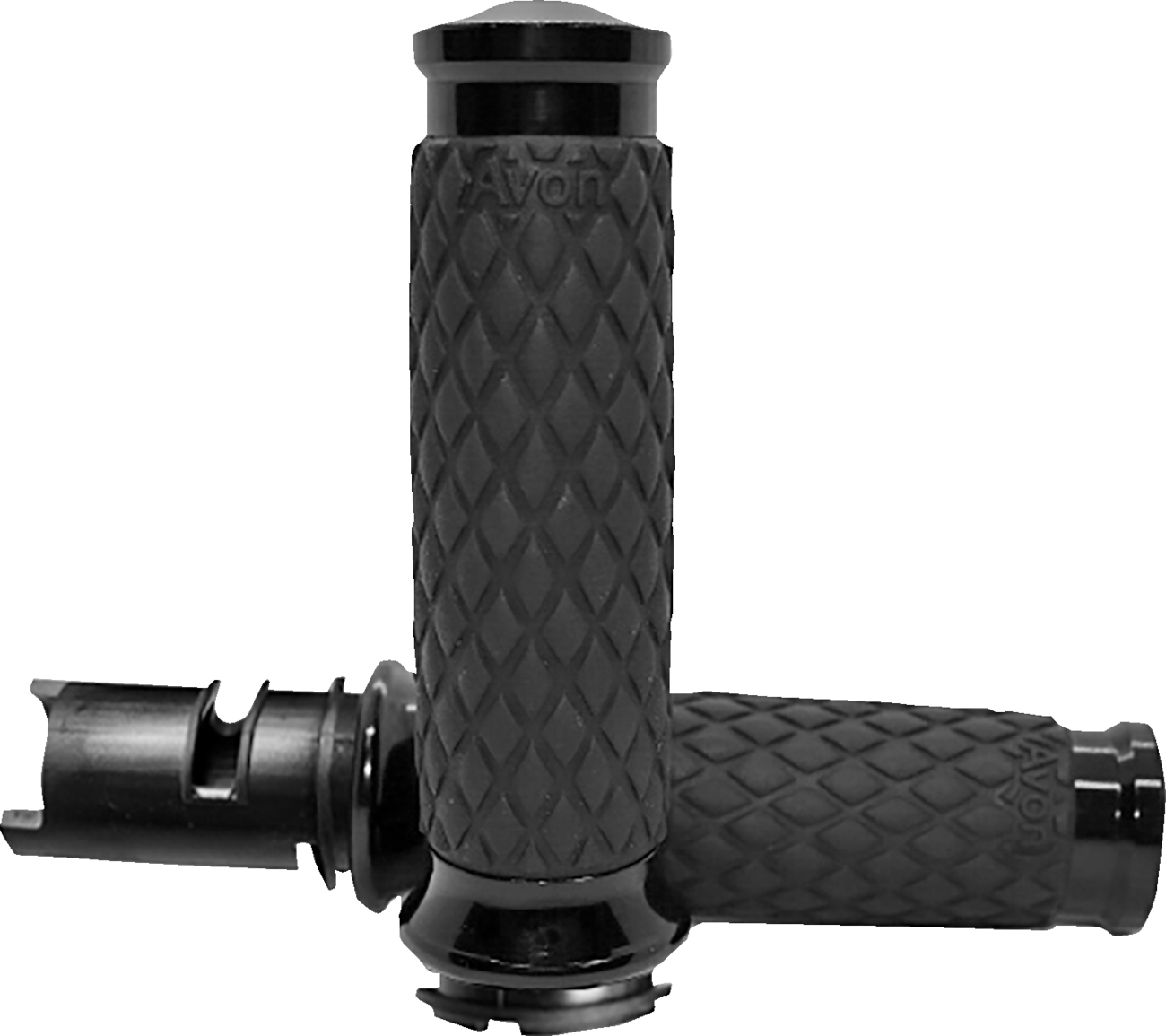 AVON GRIPS Diamond Contour Grips - Black - TBW DIA-65-ANO-F24 — image 1