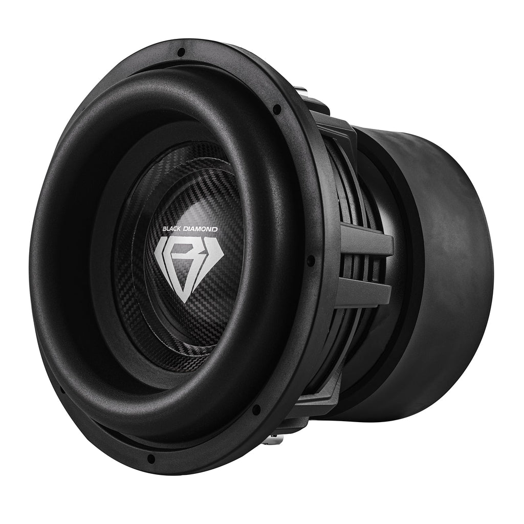 DS18 DIA-CARBON12.2D Black Diamond 12" High Excursion Subwoofer with Carbon Fiber Cone | 3500W RMS / 7000W MAX | Dual 2-Ohm Voice Coil — image 3