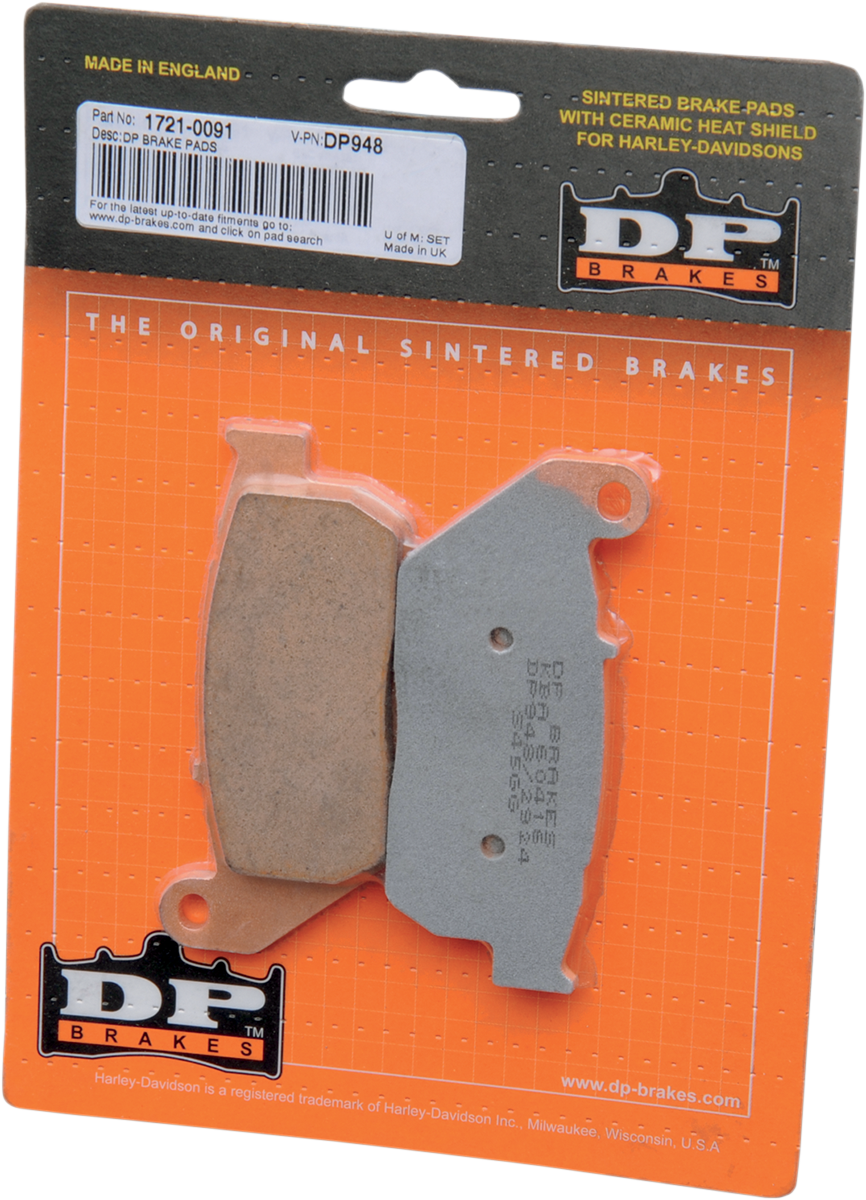 DP Brakes Sintered Metal Harley/Buell Brake Pads (Front) - DP948 — image 2
