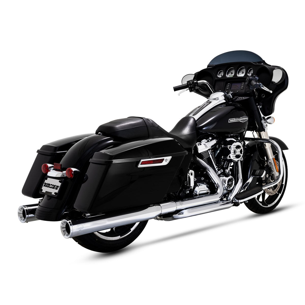 Vance & Hines Dresser Duals – Chrome – 17351 — manufacturer image 4
