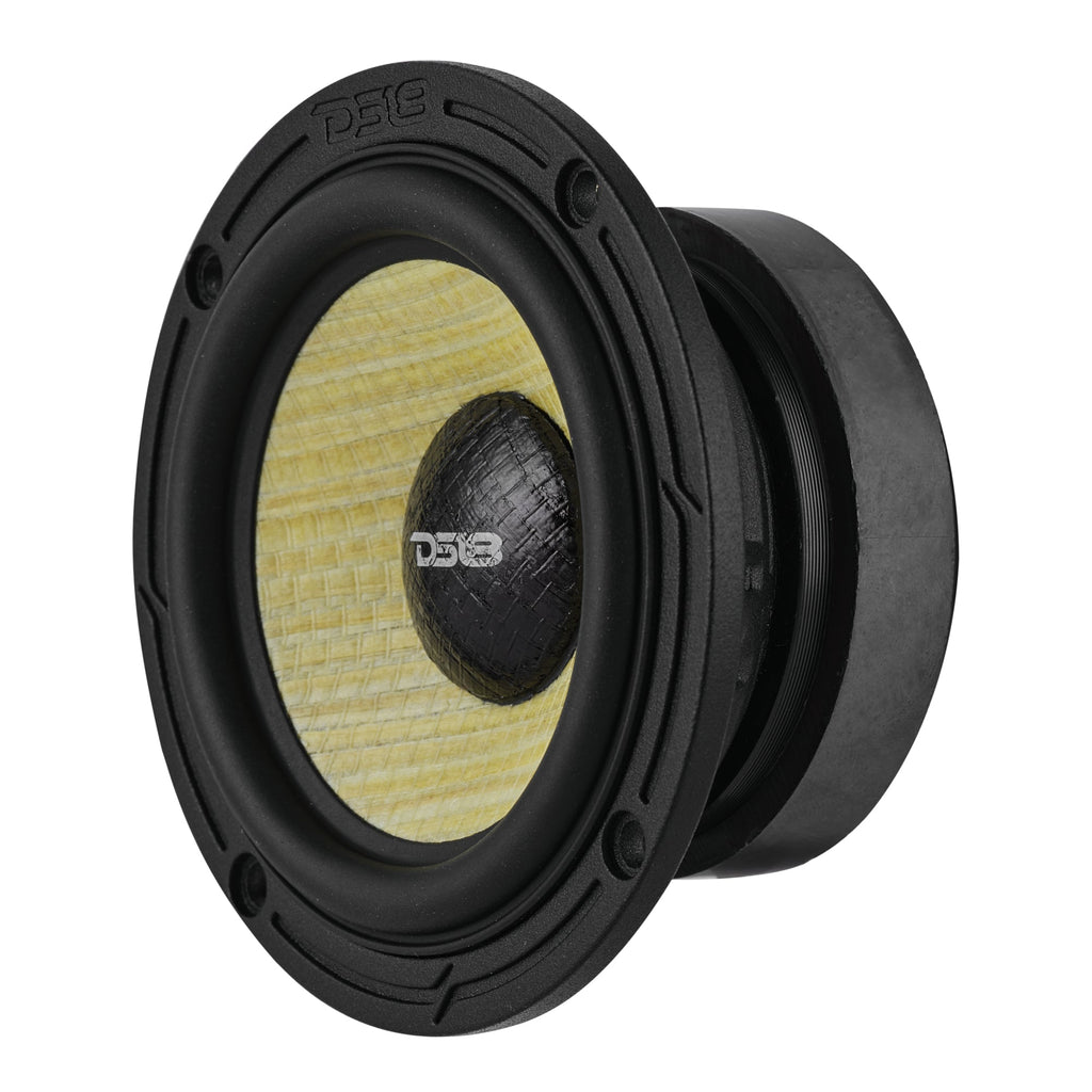 DS18 DXQ3.5 DXQ 3.5” Midrange Speaker with Yellow Straw + Composite Foam Cone | 60W RMS 4-Ohm — image 3