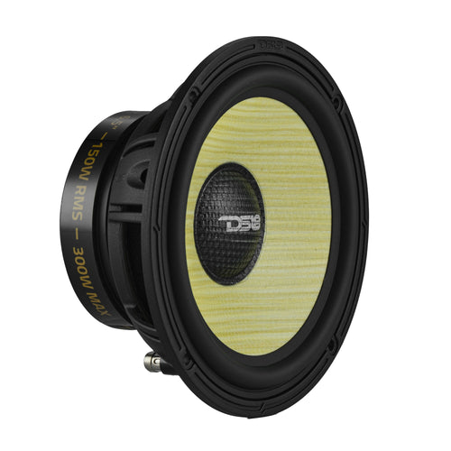 DS18 DXQ6C2 DXQ 6.5" 2-Way Component Speaker Set with Yellow Straw + Composite Foam Cone | 150W RMS 4-Ohm — image 2