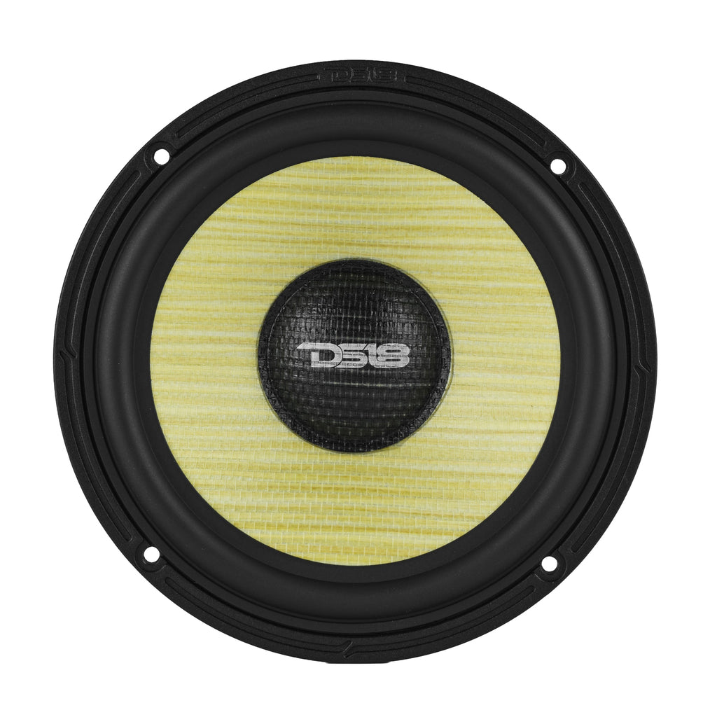 DS18 DXQ6C2 DXQ 6.5" 2-Way Component Speaker Set with Yellow Straw + Composite Foam Cone | 150W RMS 4-Ohm — image 3