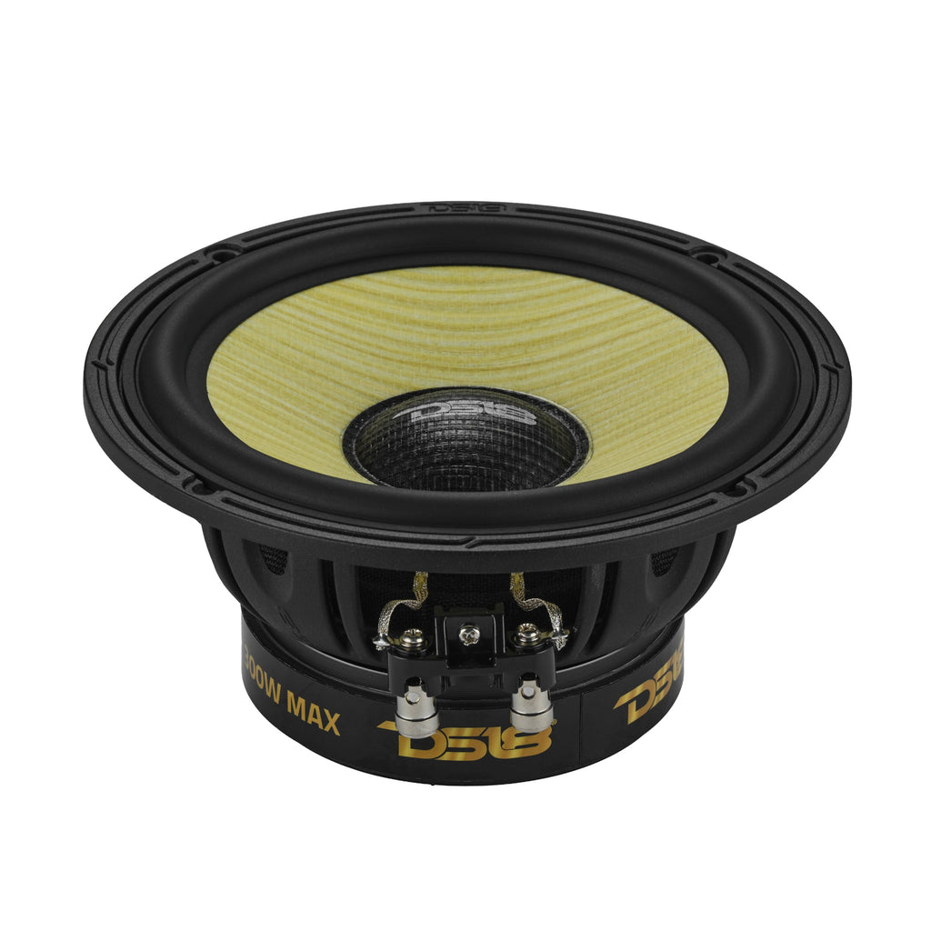 DS18 DXQ6C2 DXQ 6.5" 2-Way Component Speaker Set with Yellow Straw + Composite Foam Cone | 150W RMS 4-Ohm — image 5