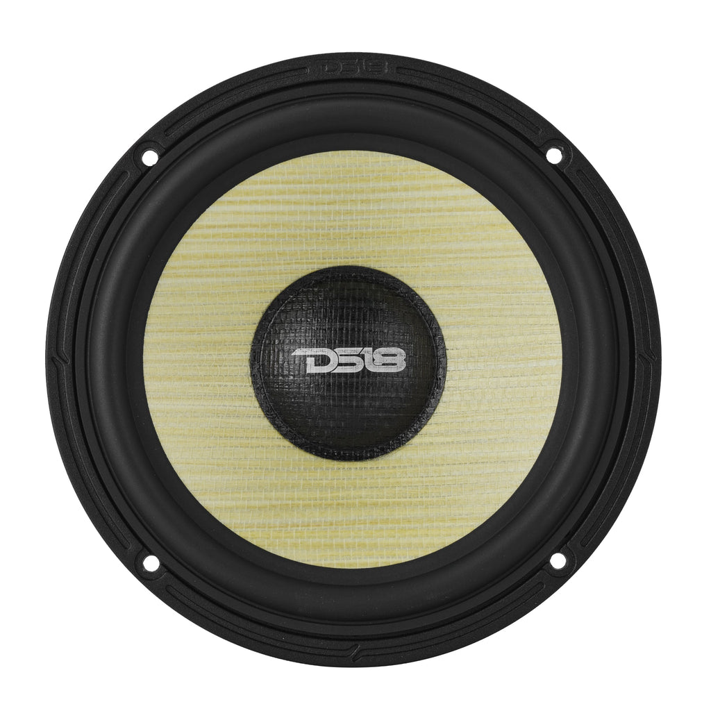 DS18 DXQ6C3 DXQ 6.5" 3-Way Component Speaker Set with Yellow Straw + Composite Foam Cone | 150W RMS 4-Ohm — image 4