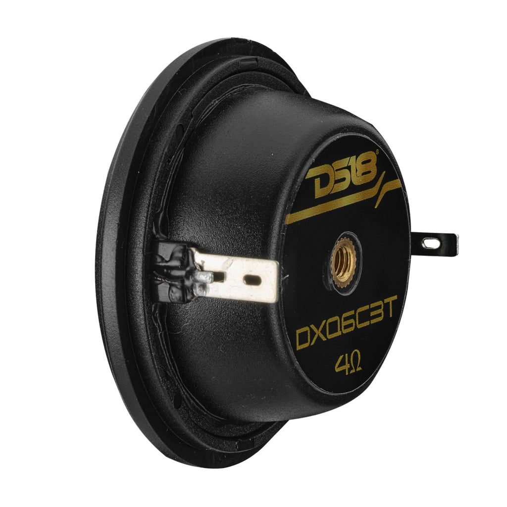 DS18 DXQ6C3 DXQ 6.5" 3-Way Component Speaker Set with Yellow Straw + Composite Foam Cone | 150W RMS 4-Ohm — image 7