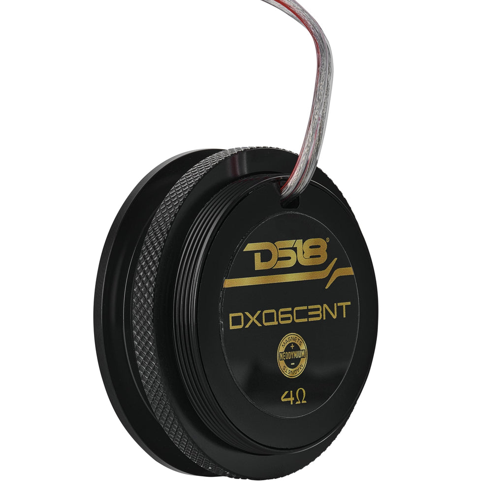 DS18 DXQ6C3N DXQ 6.5" 3-Way Component Speaker Set with Neodymium Magnet and Yellow Straw + Composite Foam Cone | | 180W RMS 4-Ohm — image 13