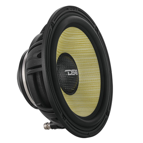 DS18 DXQ6C3N DXQ 6.5" 3-Way Component Speaker Set with Neodymium Magnet and Yellow Straw + Composite Foam Cone | | 180W RMS 4-Ohm — image 2