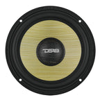 DS18 DXQ6C3N DXQ 6.5" 3-Way Component Speaker Set with Neodymium Magnet and Yellow Straw + Composite Foam Cone | | 180W RMS 4-Ohm — image 3