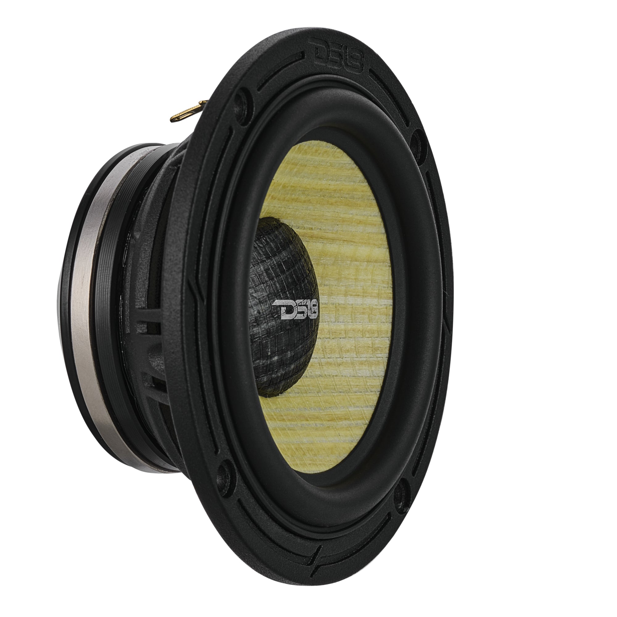 DS18 DXQ6C3N DXQ 6.5" 3-Way Component Speaker Set with Neodymium Magnet and Yellow Straw + Composite Foam Cone | | 180W RMS 4-Ohm — image 5