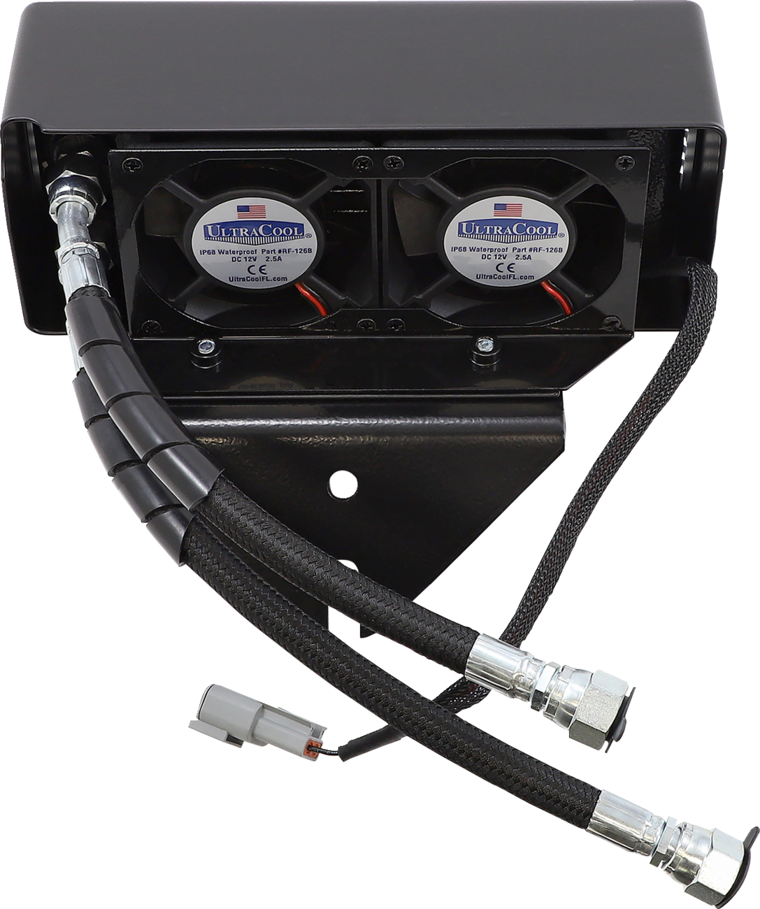 ULTRACOOL Oil Cooler Kit - Flat Black - Dyna — image 2