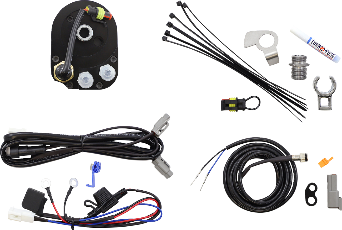 ULTRACOOL Oil Cooler Kit - Flat Black - Dyna — image 3
