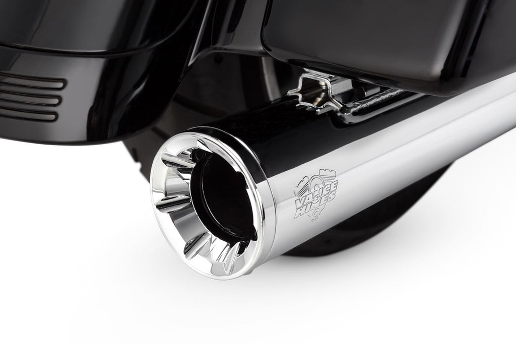 Vance & Hines Eliminator 400 Slip-ons – Chrome – 16703 — manufacturer image 2