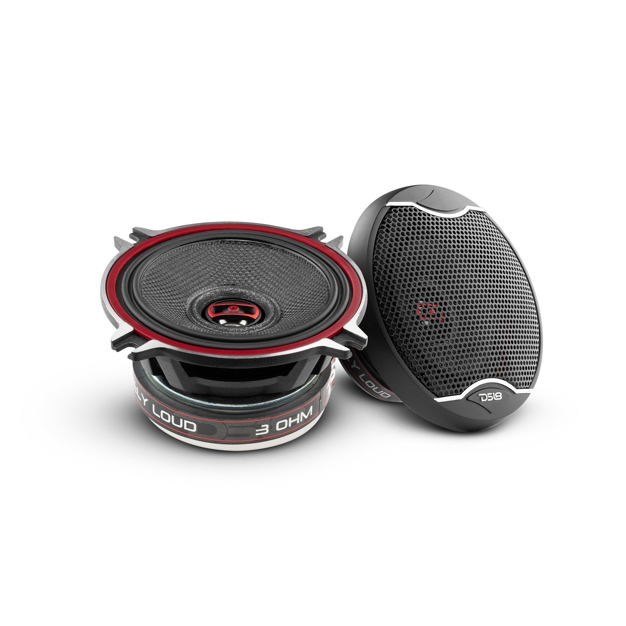 DS18 EXL-SQ4.0 EXL 4" 2-Way Coaxial Speaker with Fiber Glass Cone | 60W RMS 3-Ohm — image 1