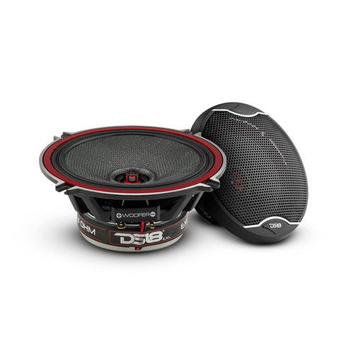 DS18 EXL-SQ5.25 EXL 5.25" 2-Way Coaxial Speaker with Fiber Glass Cone | 80W RMS 3-Ohm — image 1