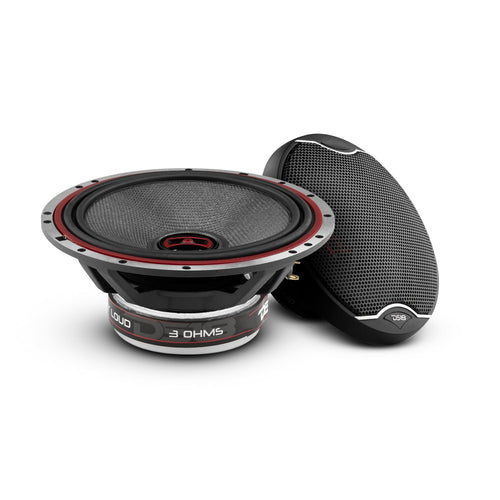DS18 EXL-SQ6.5 EXL 6.5" 2-Way Coaxial Speaker with Fiber Glass Cone | 120W RMS 3-Ohm — image 1