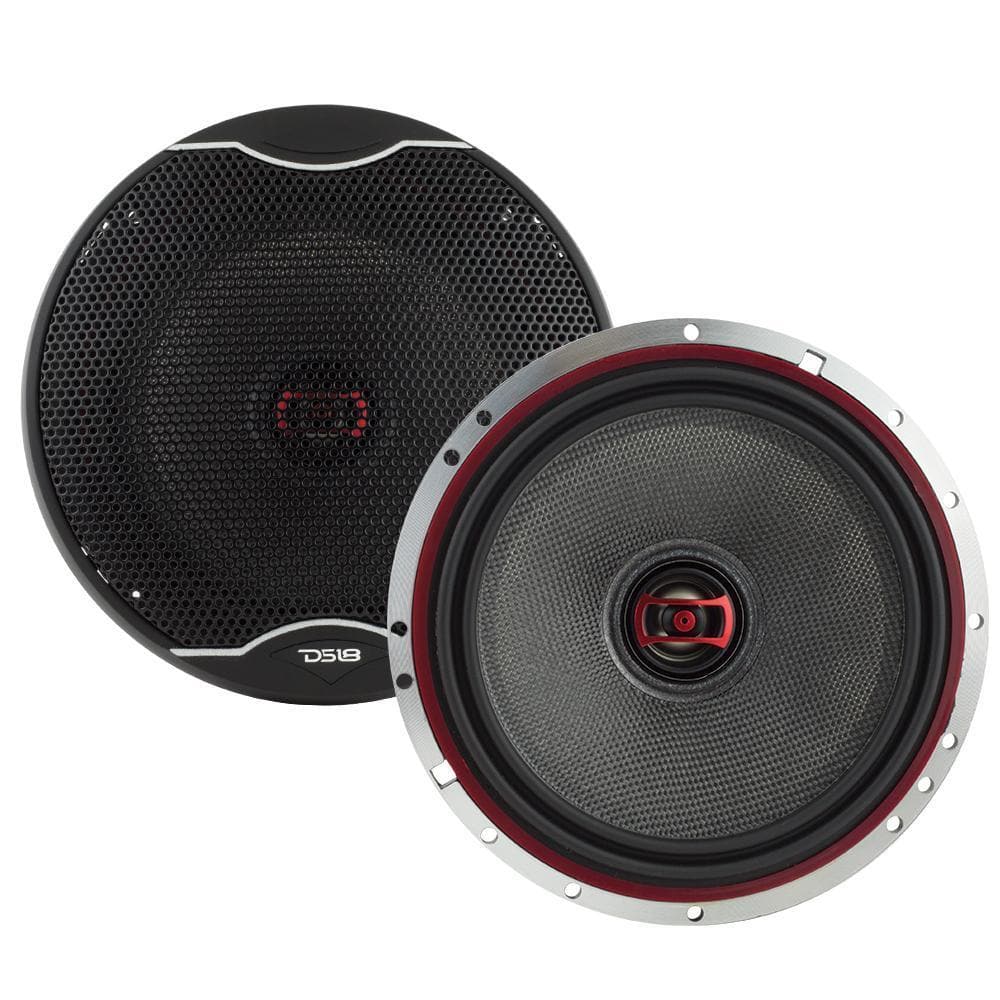 DS18 EXL-SQ6.5 EXL 6.5" 2-Way Coaxial Speaker with Fiber Glass Cone | 120W RMS 3-Ohm — image 2