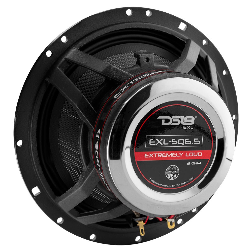 DS18 EXL-SQ6.5 EXL 6.5" 2-Way Coaxial Speaker with Fiber Glass Cone | 120W RMS 3-Ohm — image 5