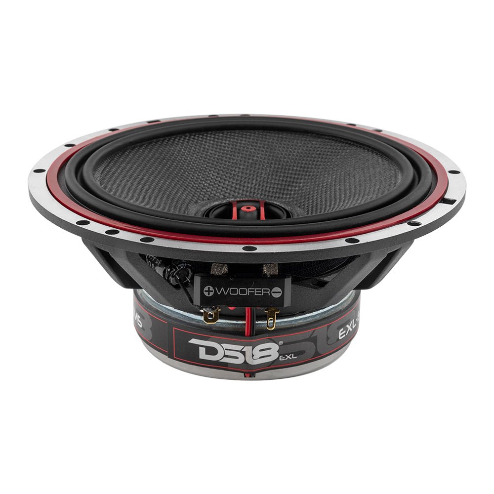 DS18 EXL-SQ6.5 EXL 6.5" 2-Way Coaxial Speaker with Fiber Glass Cone | 120W RMS 3-Ohm — image 6