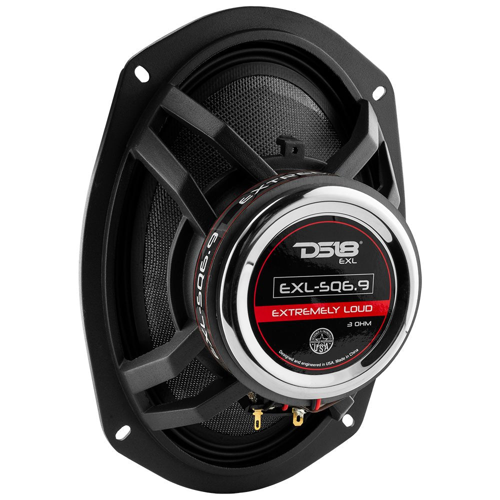 DS18 EXL-SQ6.9 EXL 6x9" 2-Way Coaxial Speaker with Fiber Glass Cone | 160W RMS 3-Ohm — image 5