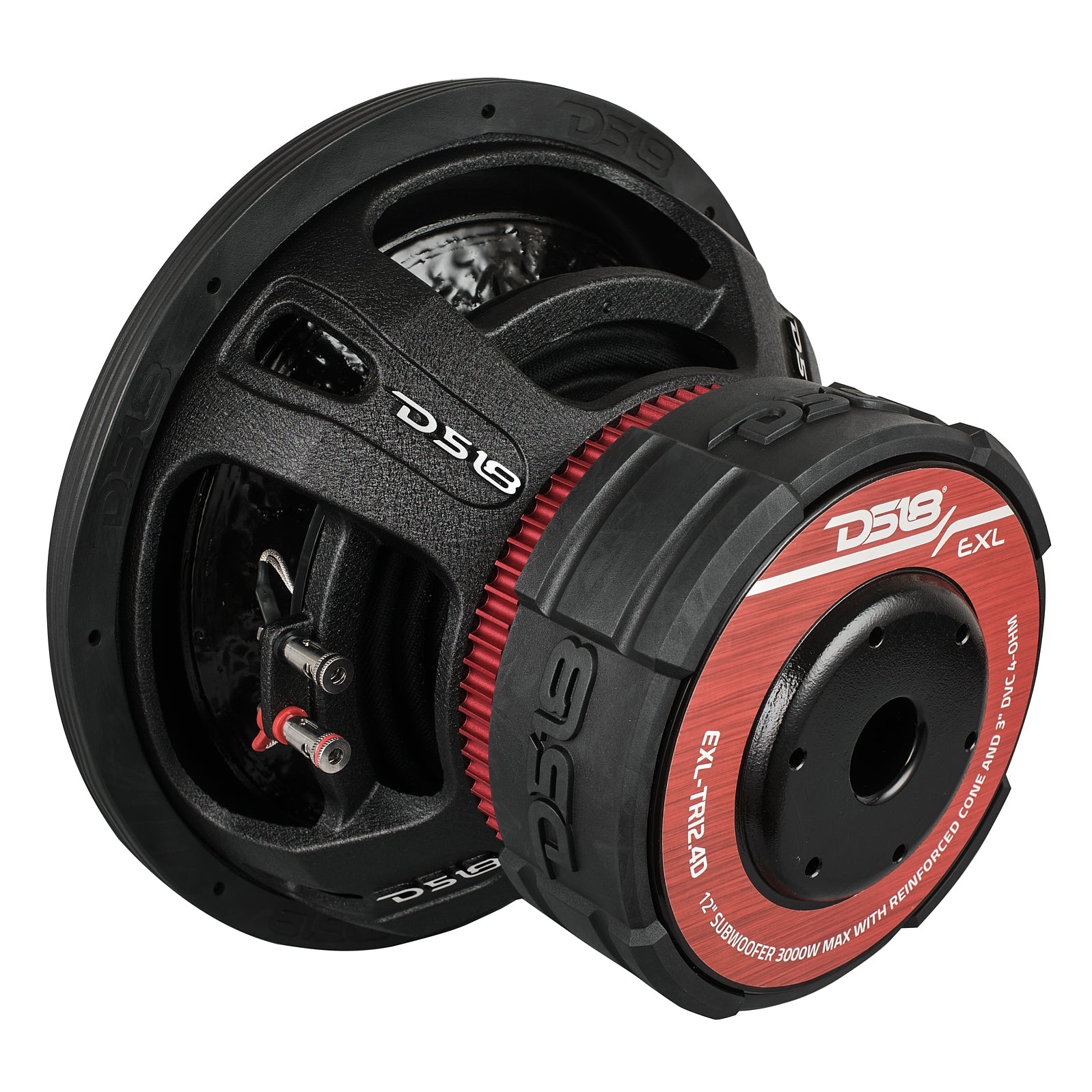 DS18 EXL-TR12.4D EXL 12” Subwoofer Dual Stack with Reinforced Cone 1500 Watts RMS 3" Dvc 4-Ohm — image 3