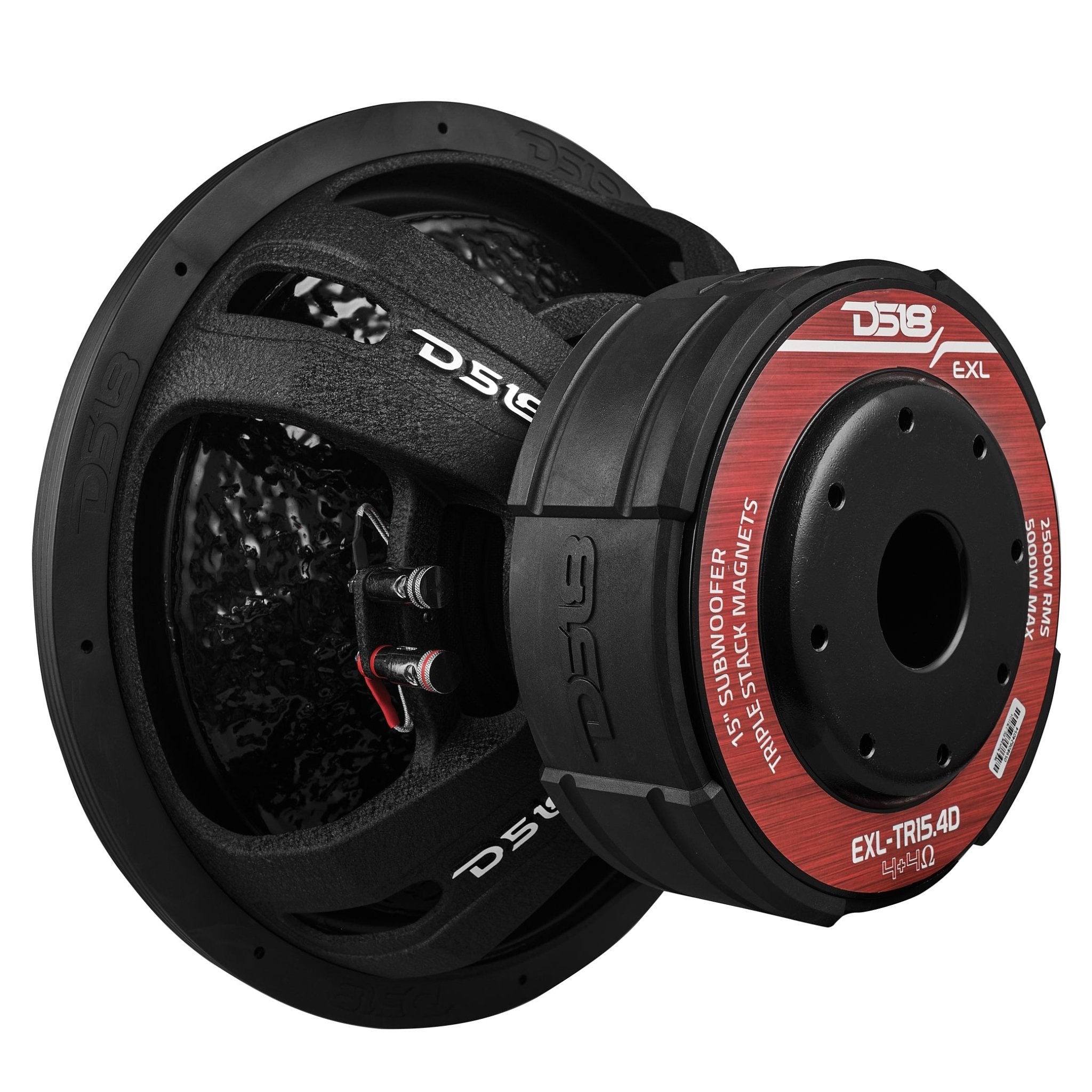 DS18 EXL-TR15.4D EXL 15” Subwoofer Triple Stack with Reinforced Cone 2500 Watts RMS 4" Dvc 4-Ohm — image 3