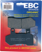 EBC Organic Harley/Buell Brake Pads (Front/Rear) - FA409 — image 2