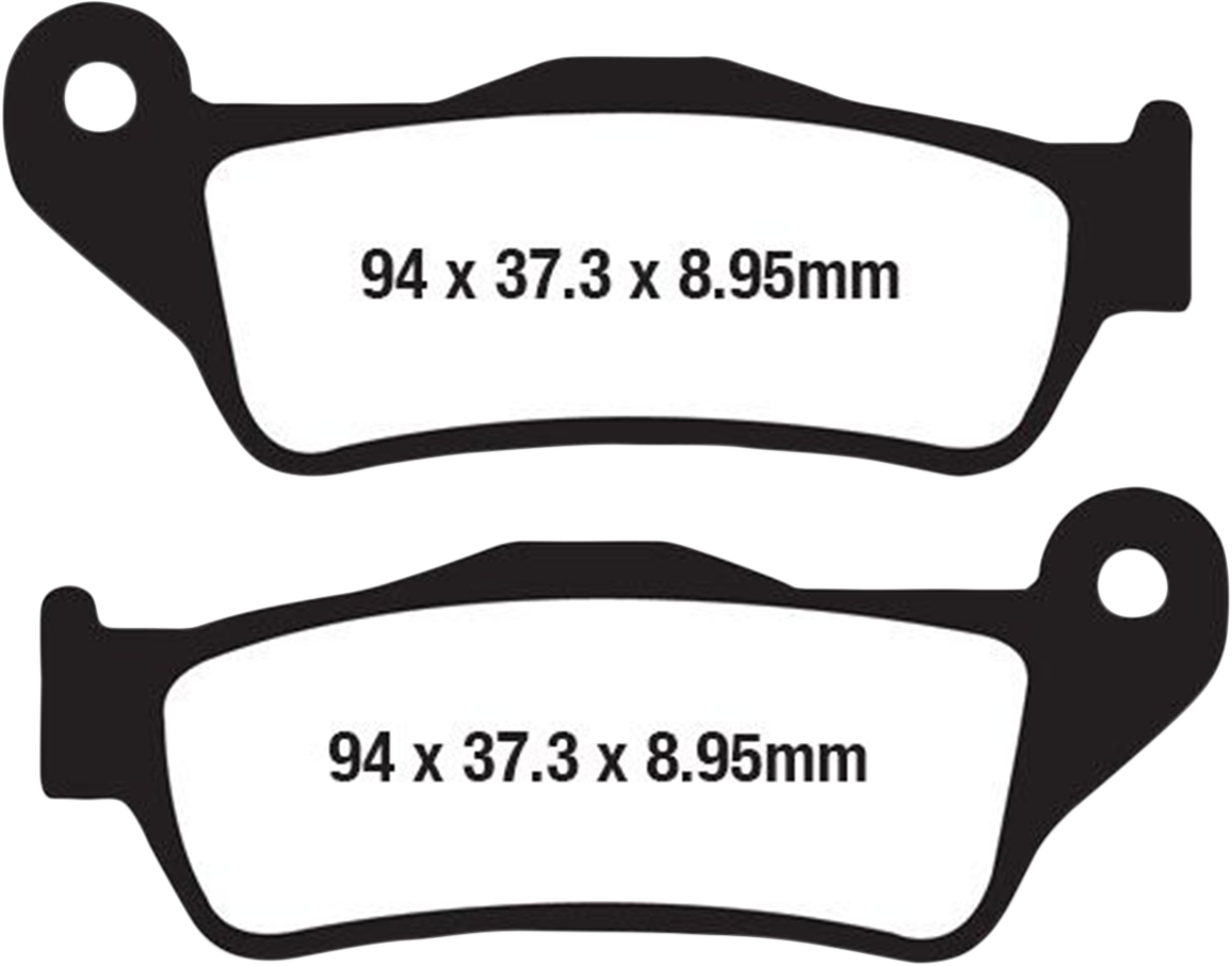 EBC Organic Brake Pads FA643 — image 2