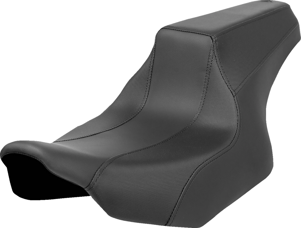 SADDLEMEN FXR Division Signature Series Seat - Black w/ Perforated Inserts - FLH/FLT '23-'24 FD82307 — image 1