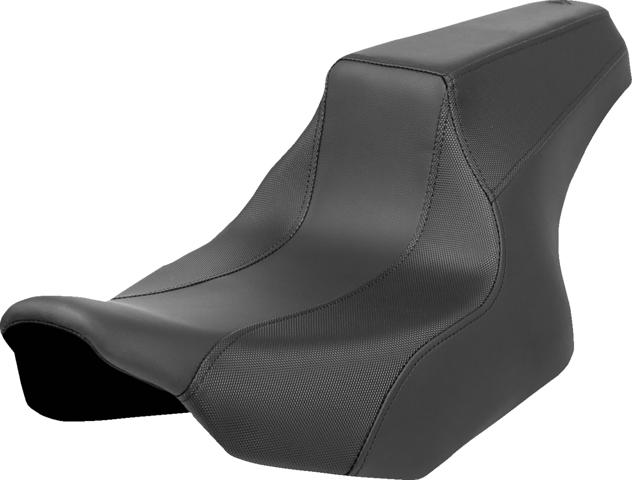 SADDLEMEN FXR Division Signature Series Seat - Black w/ Perforated Inserts - FLH/FLT '23-'24 FD82307 — image 1