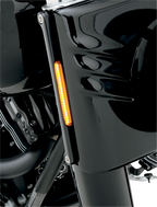 ALLOY ART LED Front Signal Light - FLSTF - Black/Smoke FDH-2 — image 2