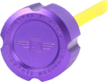 FIGURATI DESIGNS Performance Magnetic Oil Dipstick - Knurled - Purple - M8 Touring/Trike — image 1