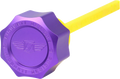 FIGURATI DESIGNS Performance Magnetic Oil Dipstick - Curved - Purple - M8 Touring/Trike — image 1