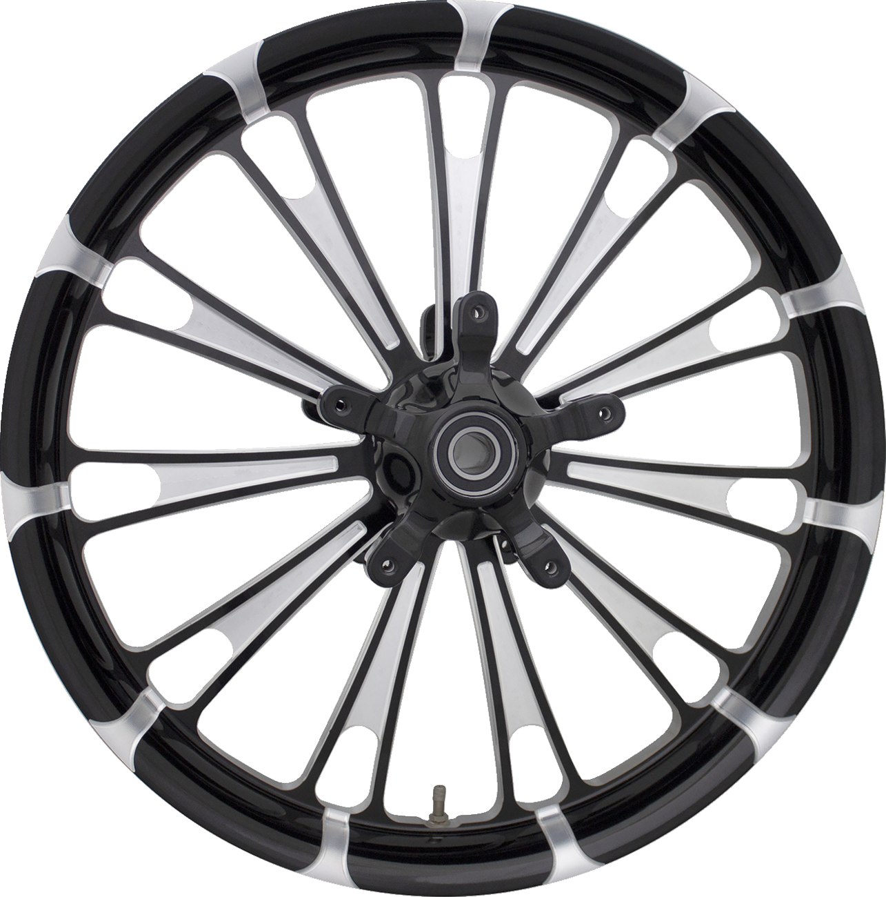 COASTAL MOTO Wheel - Fuel - Front - Dual Disc/with ABS - Black Cut - 19x3 - FL FUL-193-BC-ABST — image 1