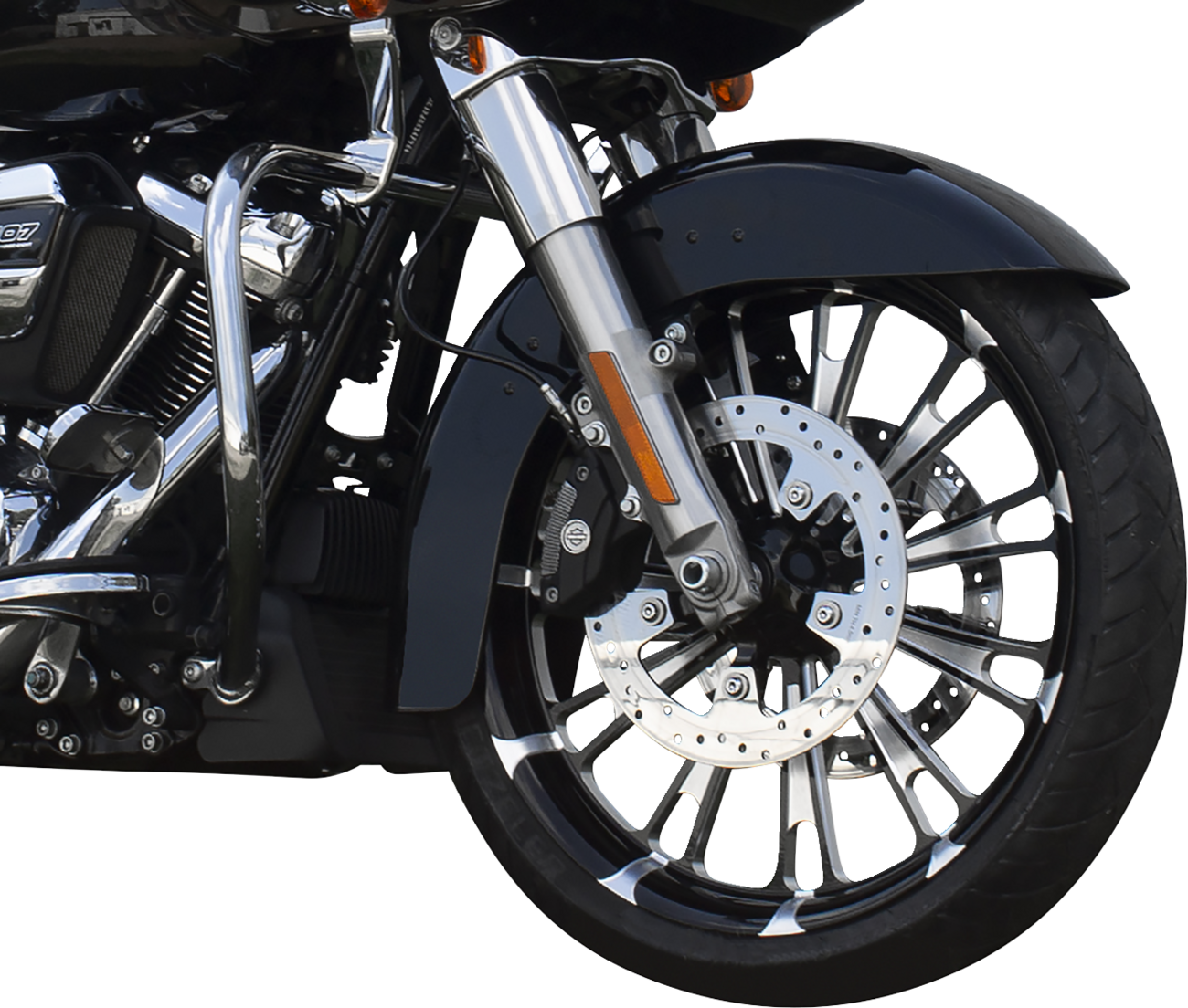 COASTAL MOTO Wheel - Fuel - Front - Dual Disc/with ABS - Black Cut - 19x3 - FL FUL-193-BC-ABST — image 3