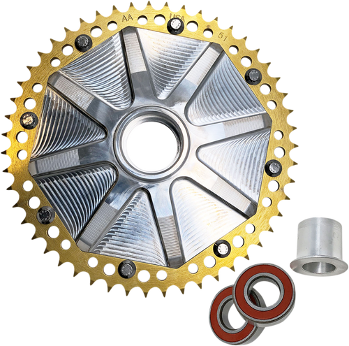 ALLOY ART Cush Drive Sprocket - Gold - 51 Tooth G2CC51-32 — image 1