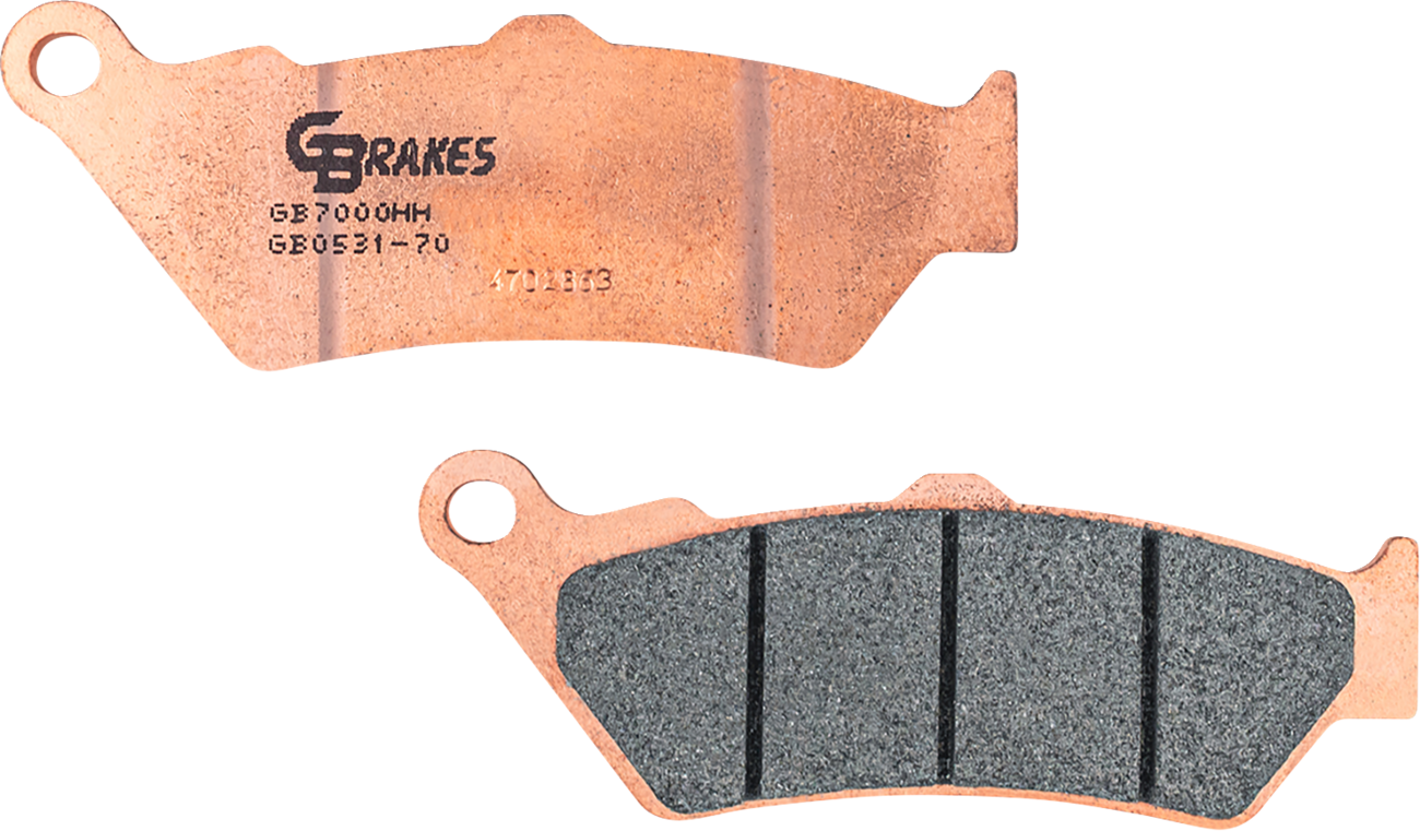 GBRAKES Brake Pads - Sintered - Front/Rear GB0531-70 — image 1