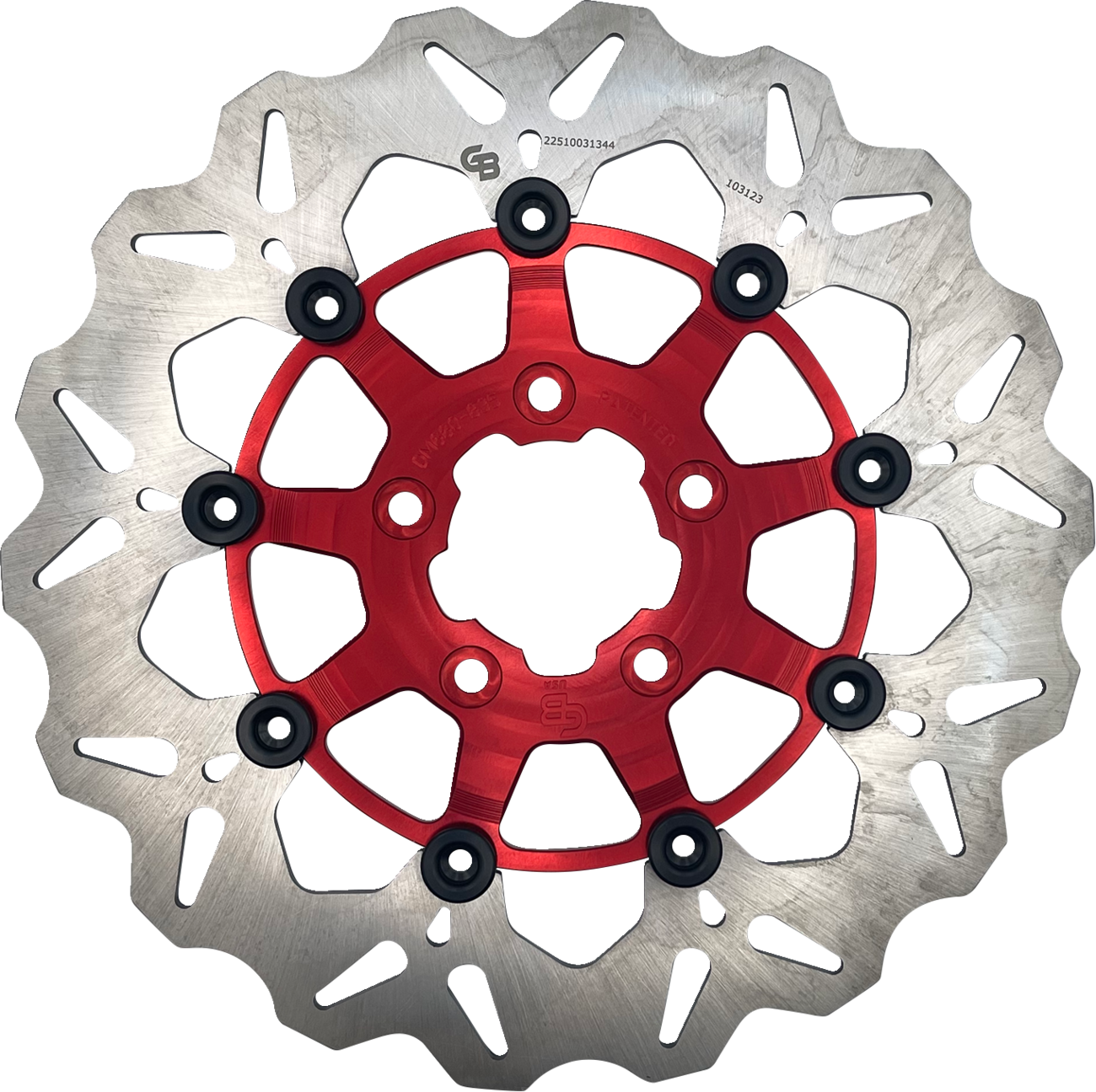 GBRAKES Brake Rotor - Rear - Black GBDU002 — image 3
