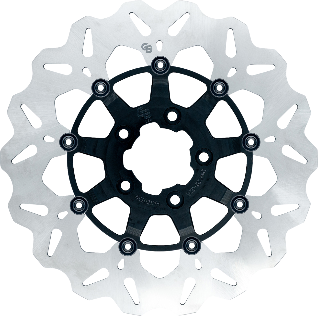 GBRAKES Brake Rotor - Front - Black GBDU003 — image 1