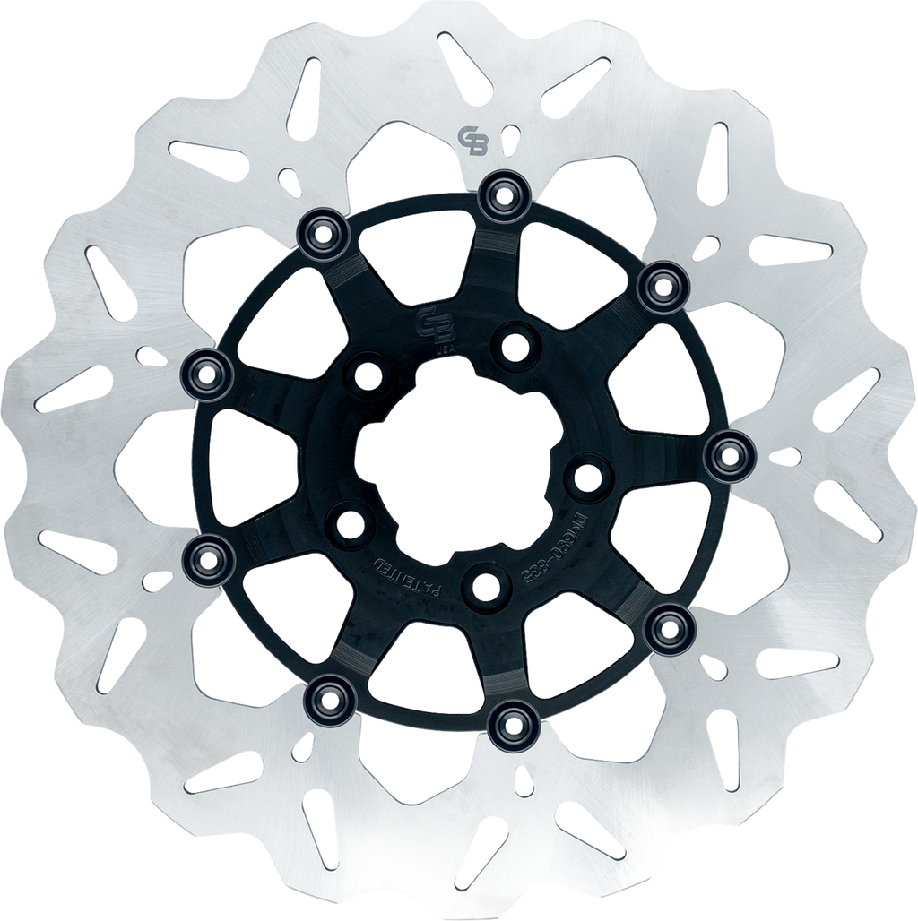 GBRAKES Brake Rotor - Rear - Black GBDU004 — image 1