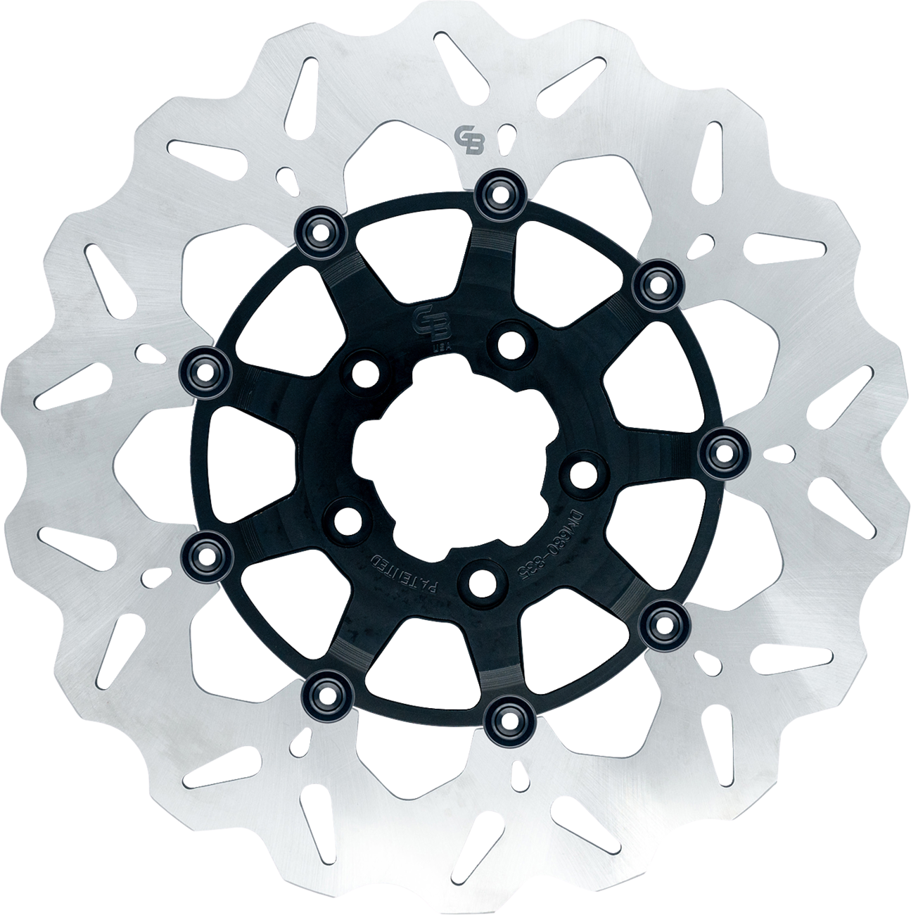 GBRAKES Brake Rotor - Rear - Black GBDU004 — image 1