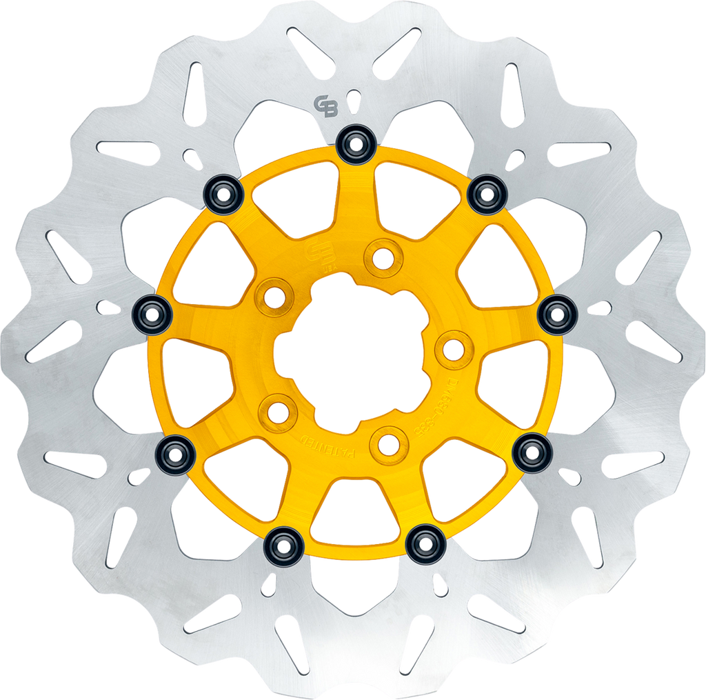GBRAKES Brake Rotor - Front - Gold GBDU006 — image 1