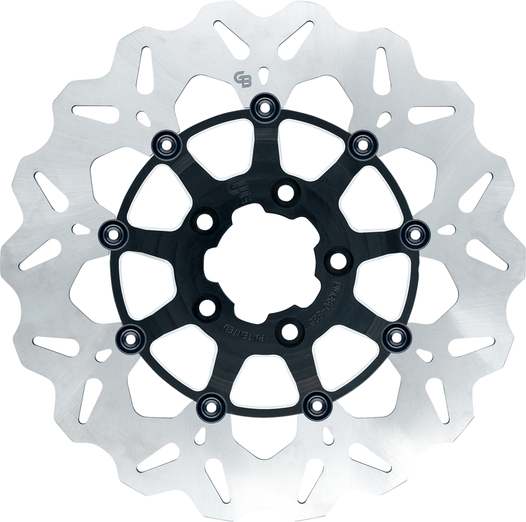 GBRAKES Brake Rotor - Rear - CC GBDU015 — image 1