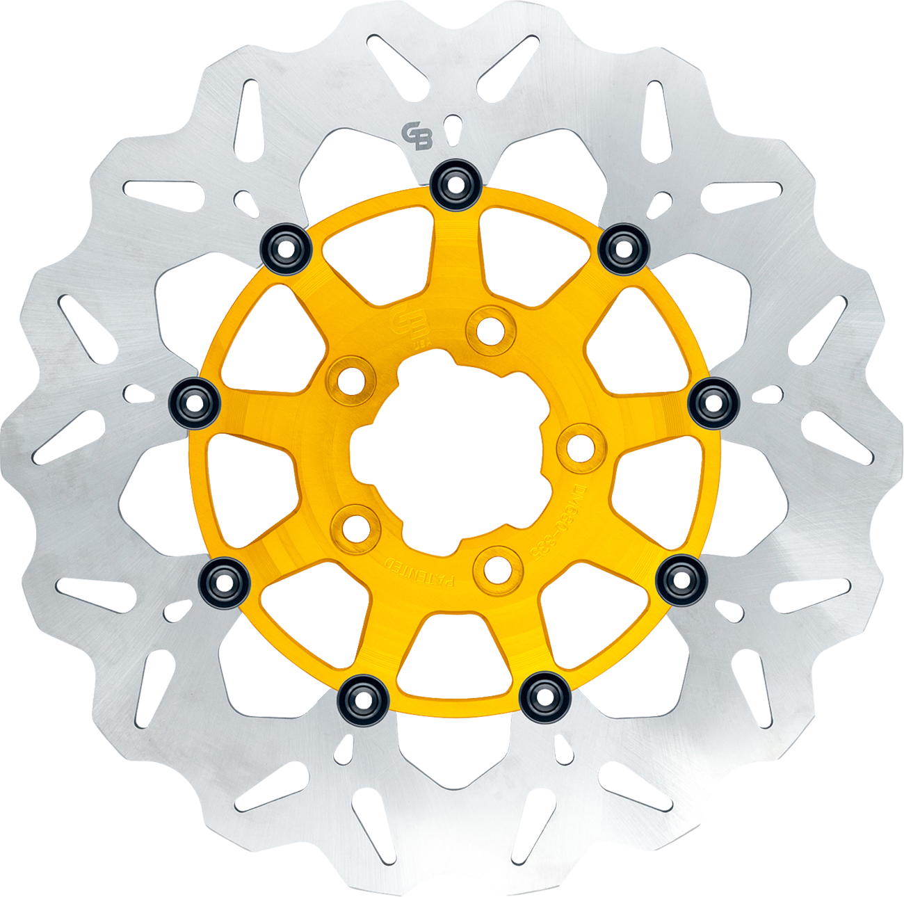 GBRAKES Brake Rotor - Rear - Gold GBDU016 — image 1